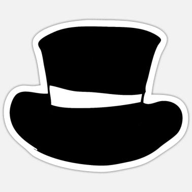 Cappello a cilindro' Adesivo | Spreadshirt